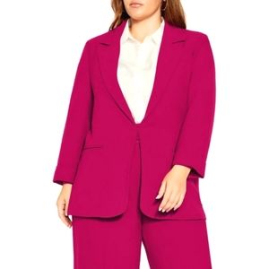 City Chic Set the Tone Blazer 18